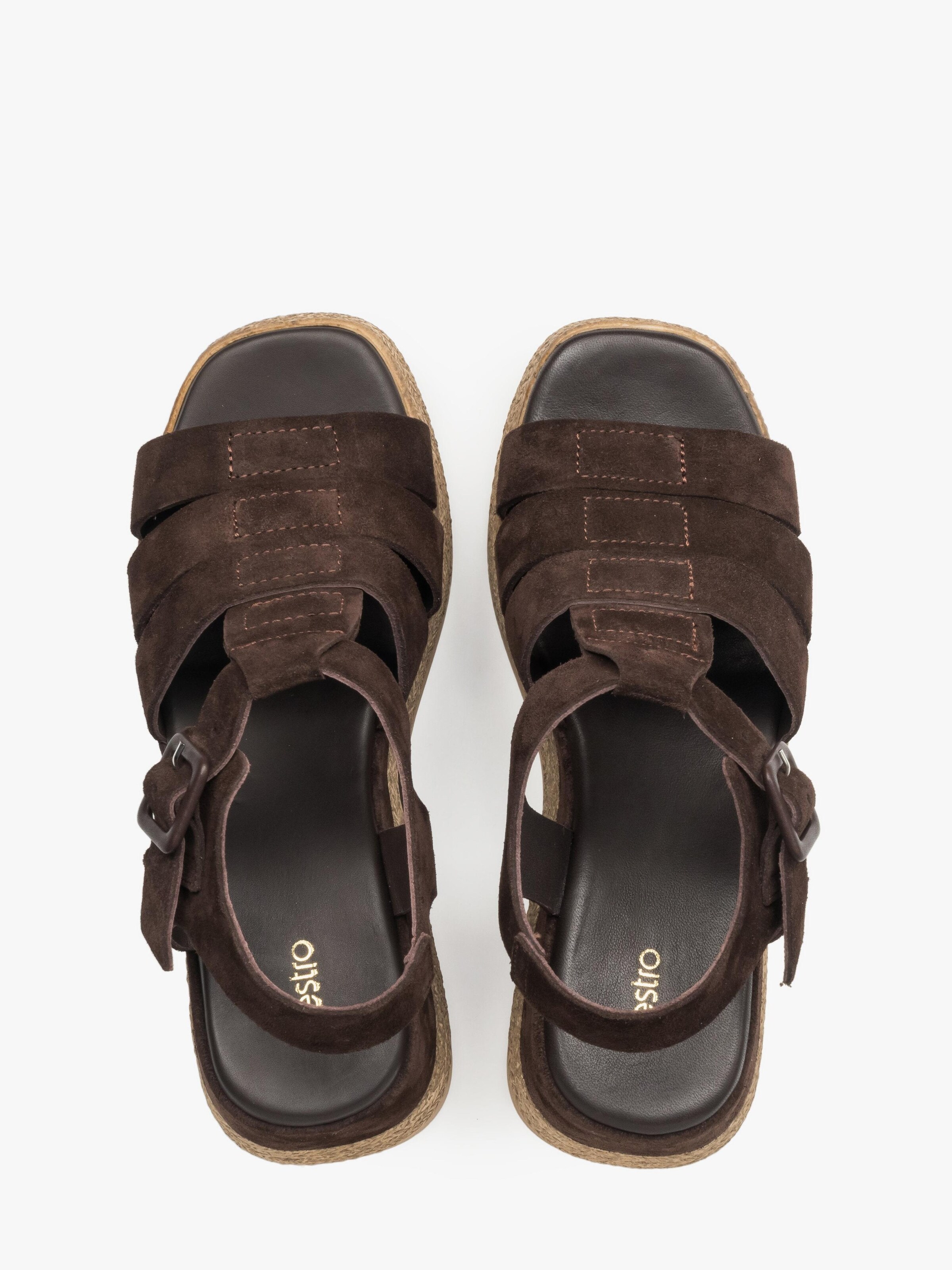 Estro Sandal '165-10094-1' i brun