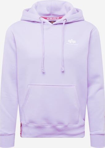 ALPHA INDUSTRIES Regular fit Sweatshirt in Purple: front