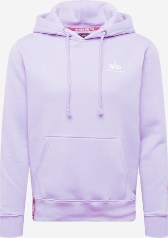 ALPHA INDUSTRIES Regular Fit Sweatshirt in Lila: predná strana