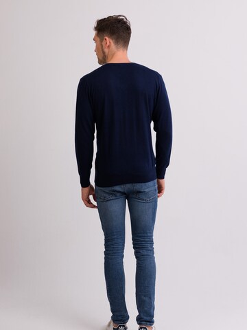 CASH-MERE.CH Pullover i blå