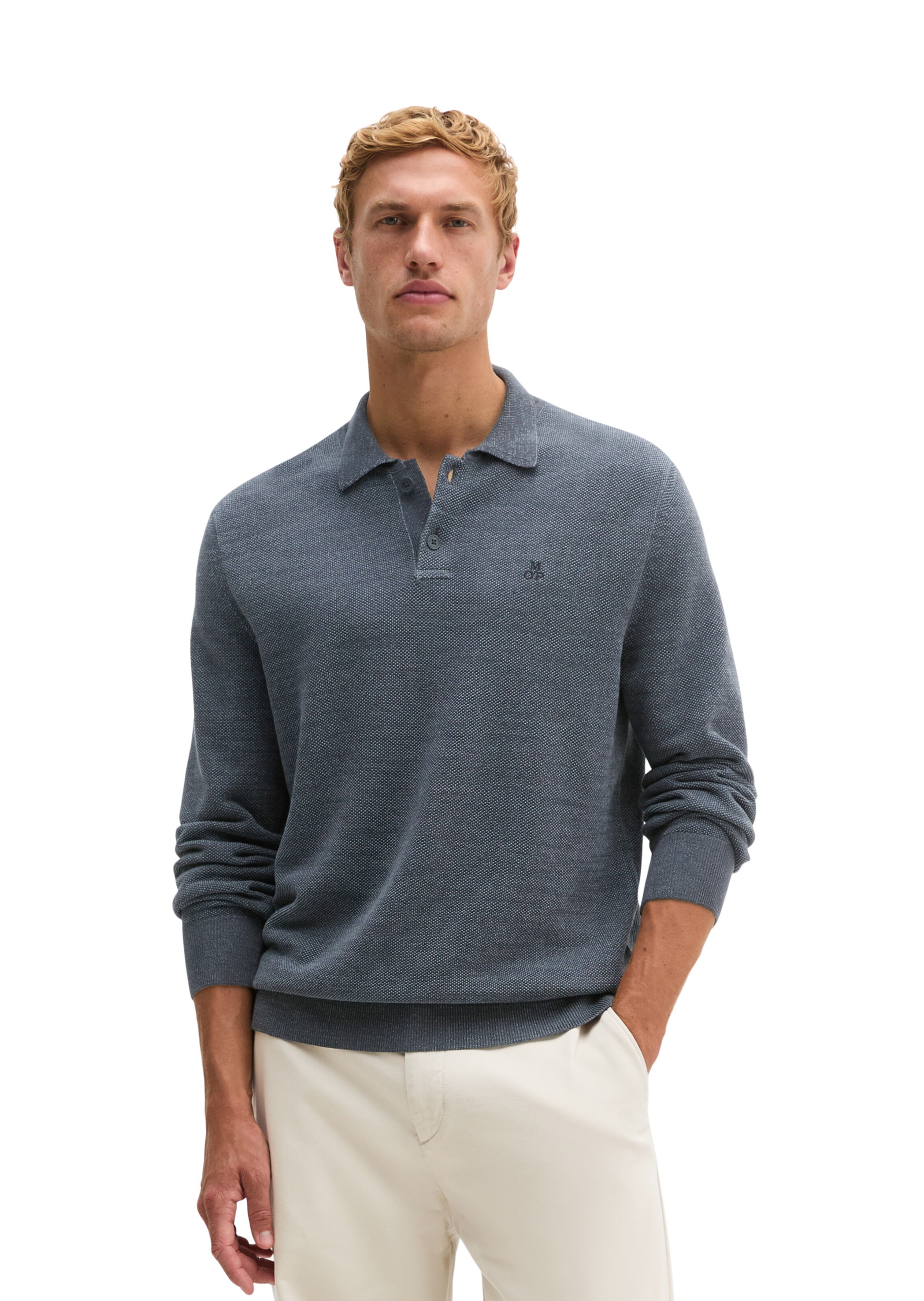 T-Shirt Marc O'Polo en bleu : devant