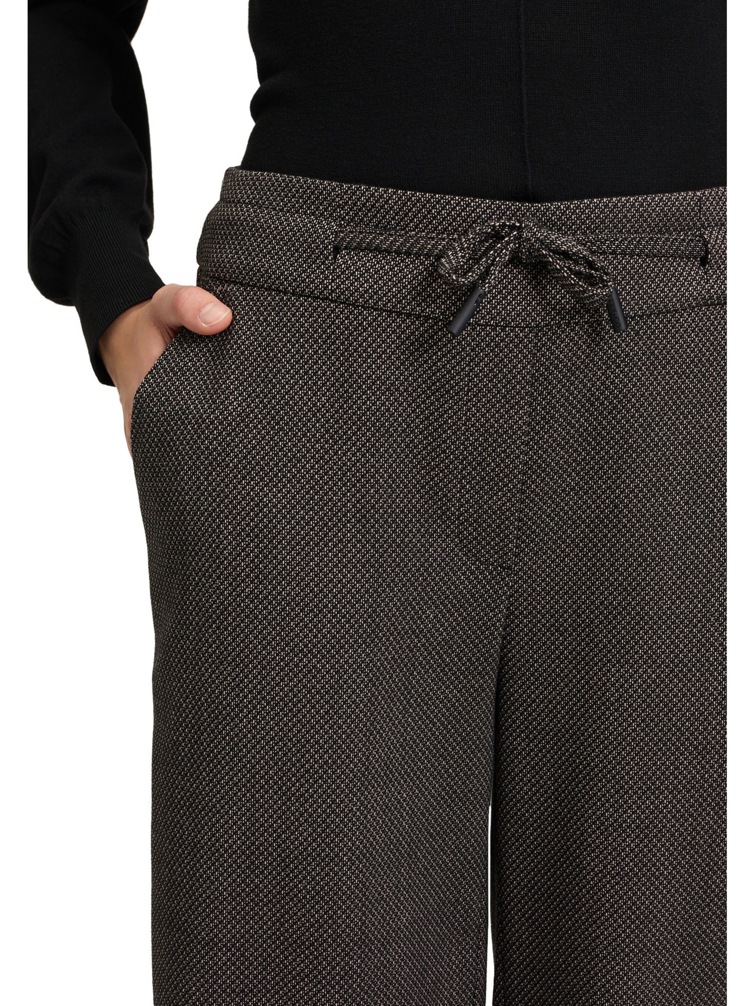 Betty & Co Loosefit Broek in Zwart