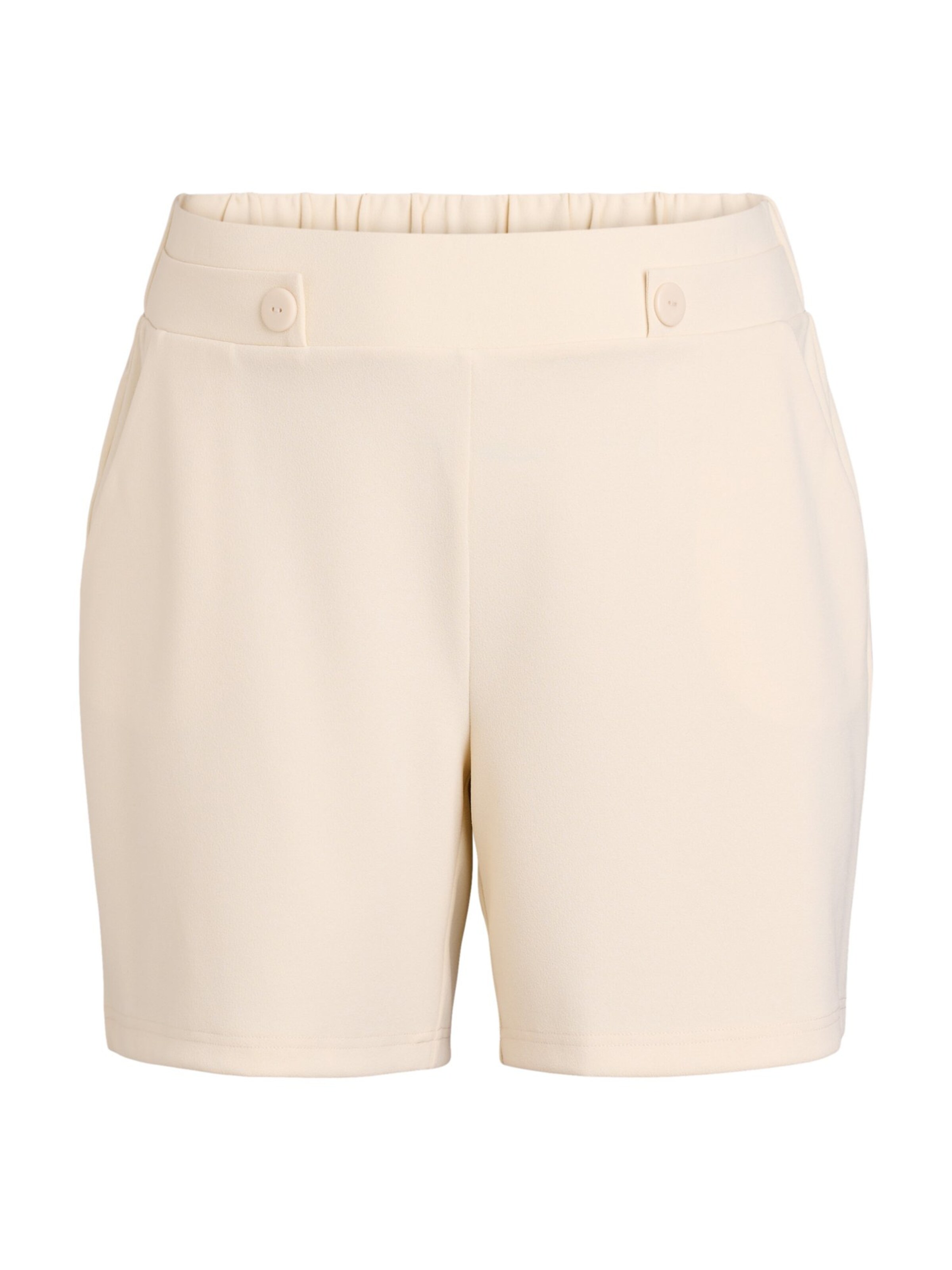 Regular Pantalon 'CAELLIE' Zizzi en beige : devant