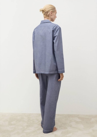 MANGO Pyjamahemd 'Felipe' in Blau