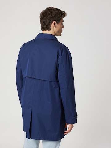 ABOUT YOU x Kevin Trapp Between-Seasons Coat 'Gregor' in Blue