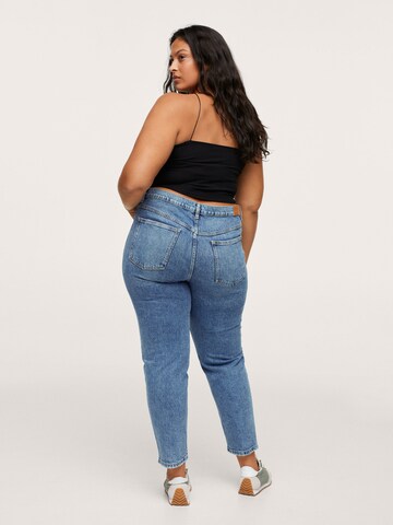 MANGO Slimfit Jeans in Blau