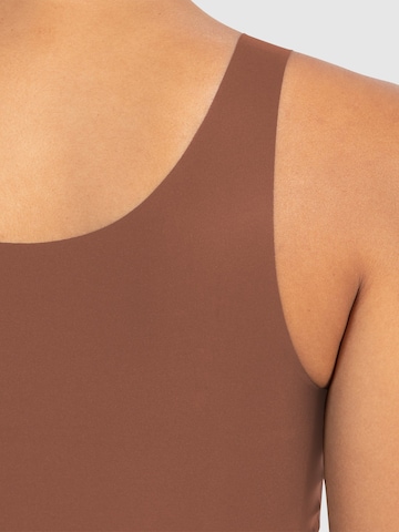 Smilodox Bralette Bra ' Nysa ' in Brown