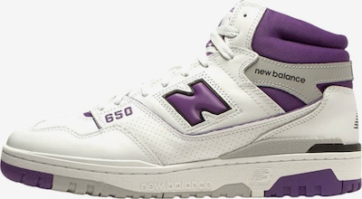 new balance High-Top Sneakers in Purple / White, Item view