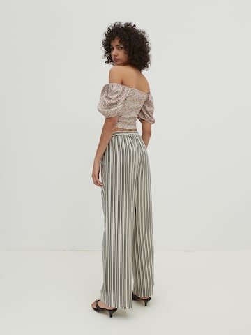 Wide Leg Pantalon 'Valery' EDITED en mélange de couleurs