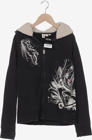 ROXY Sweatshirt & Zip-Up Hoodie in L in Black: front