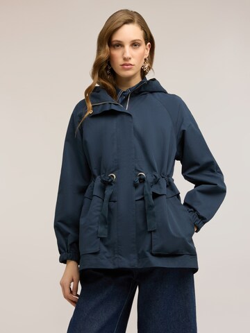 Manteau d’hiver MOTIVI en bleu : devant