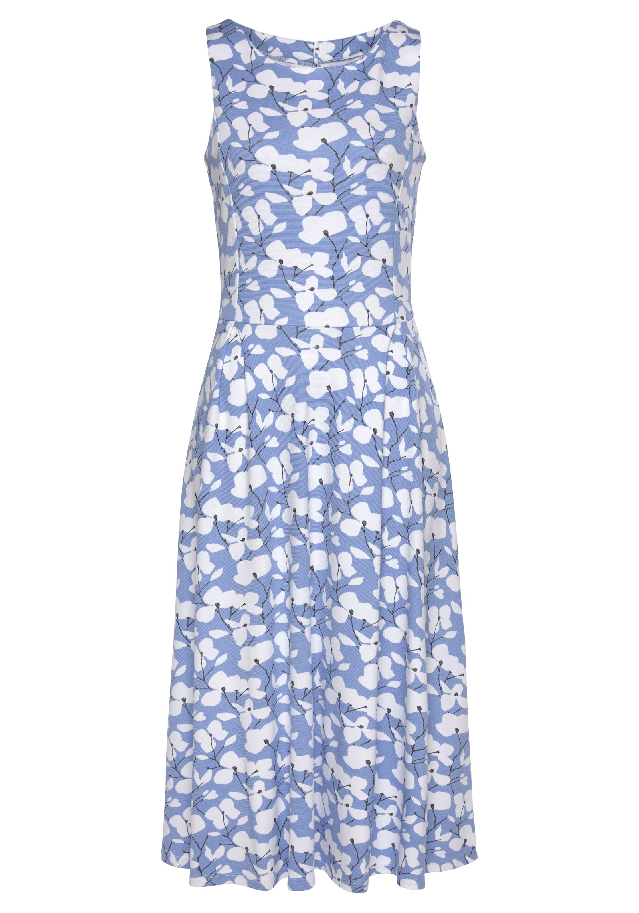 BEACH TIME Summer Dress in Blue