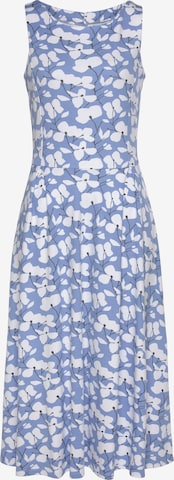 BEACH TIME Summer Dress in Blue: front