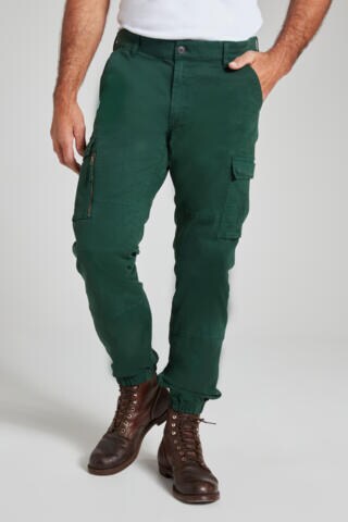 JP1880 Regular Cargo Pants in Green: front