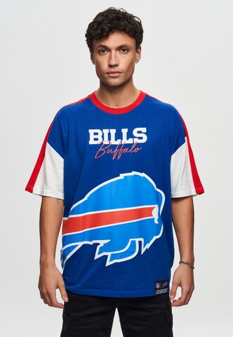 Recovered T-Shirt 'NFL Bills Buffalo Cut and Sew Oversized' in Blau: Vorderseite
