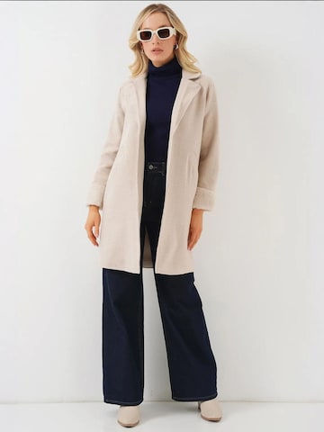 Bigdart - Sobretudo meia-estação em bege