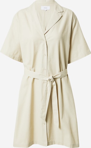 Robe-chemise 'Kiara' MAKIA en blanc : devant