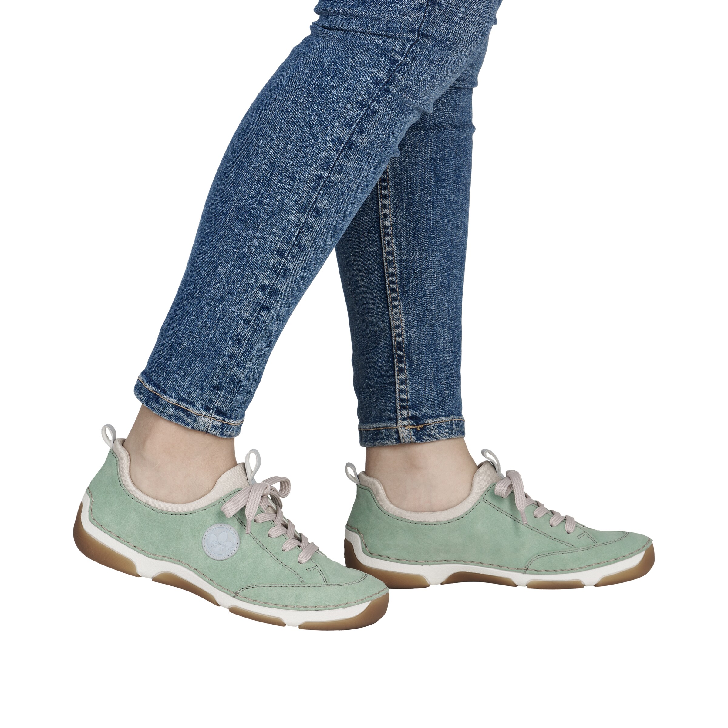 Rieker Loafer värissä vihreä: etupuoli