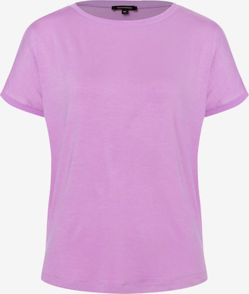 T-shirt MORE & MORE en violet : devant