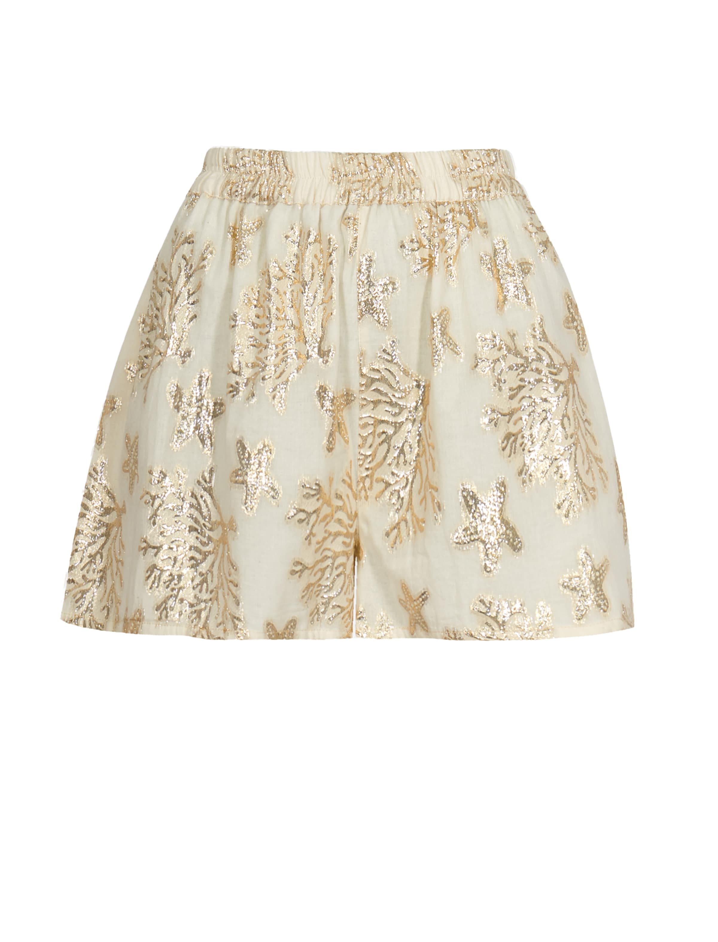 South Beach Loose fit Pants in Gold: front