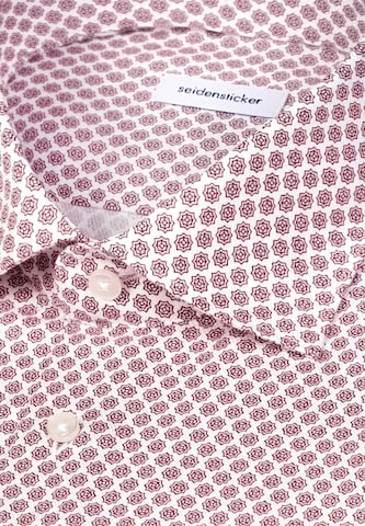 Coupe regular Chemise business 'Schwarze Rose' SEIDENSTICKER en rose