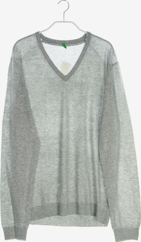 UNITED COLORS OF BENETTON Sweater & Cardigan in XL in Grey: front