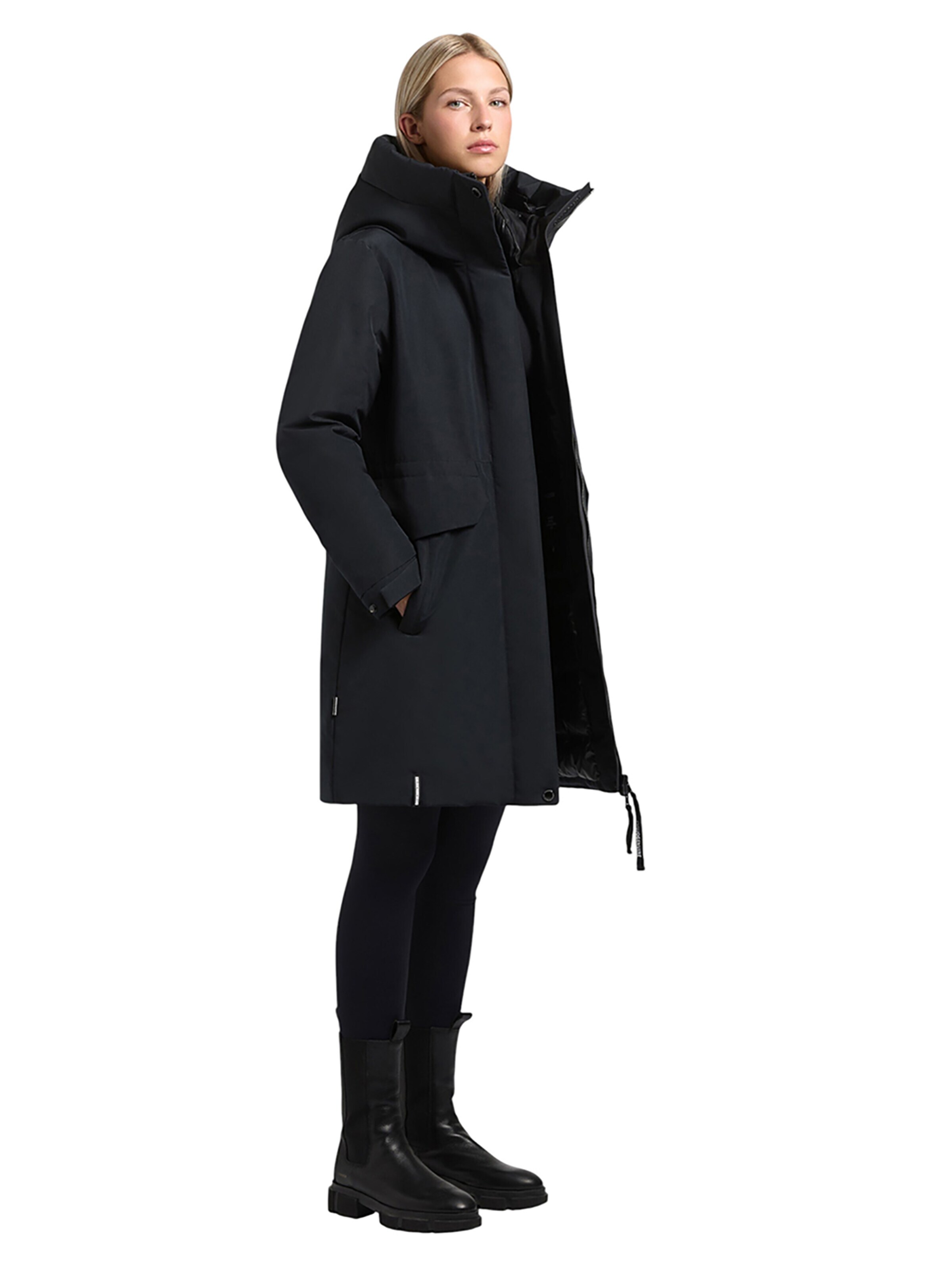 khujo Winter Jacket 'Sina' in Blue