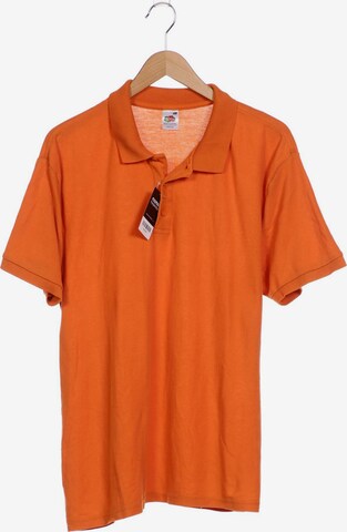 FRUIT OF THE LOOM Poloshirt XXL in Orange: predná strana