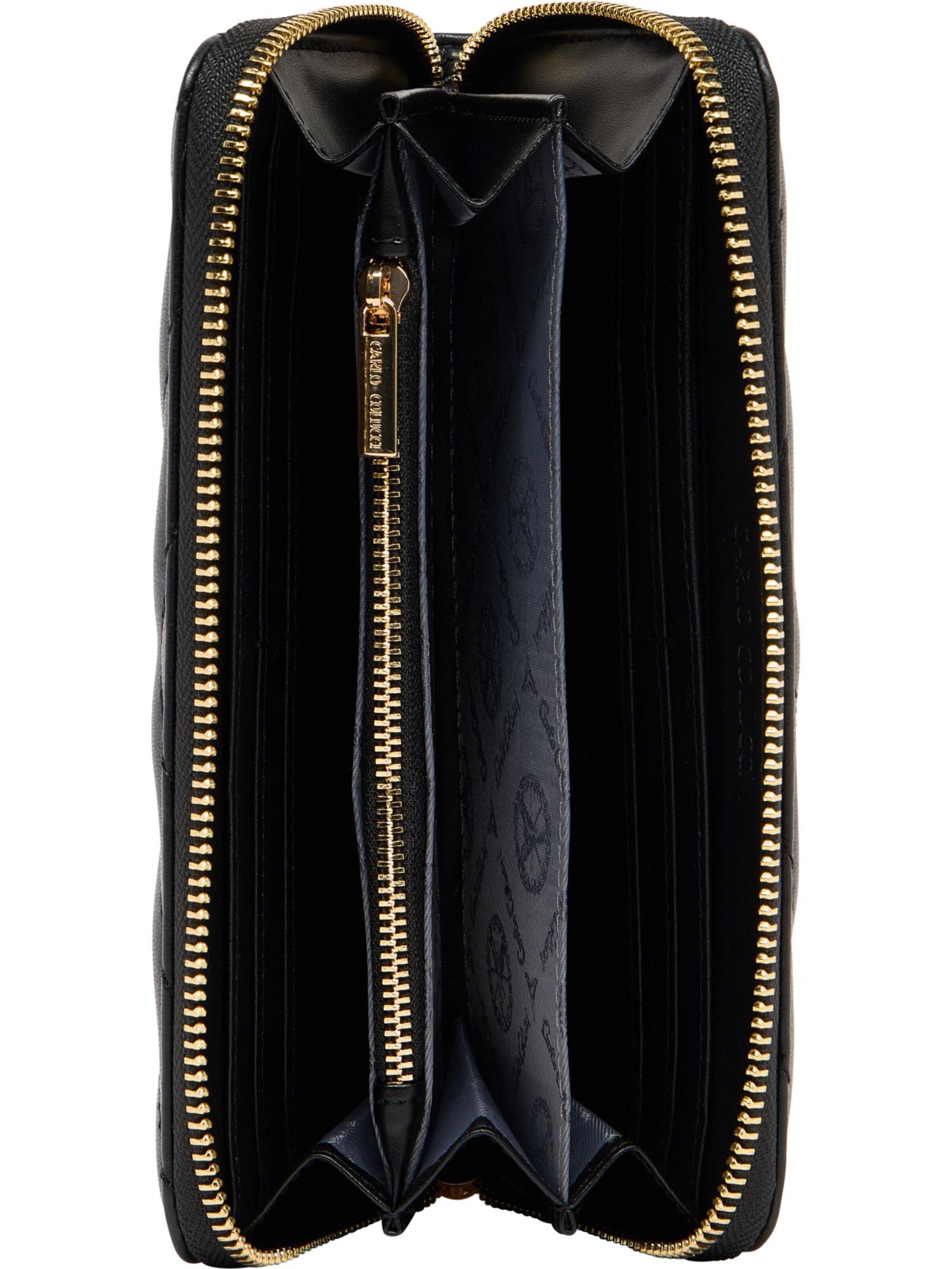 Carlo Colucci Geldbörse 'Eliseo' in Schwarz