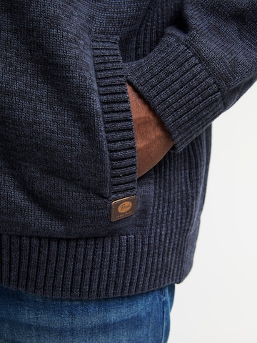 Petrol Industries Knit cardigan in Blue