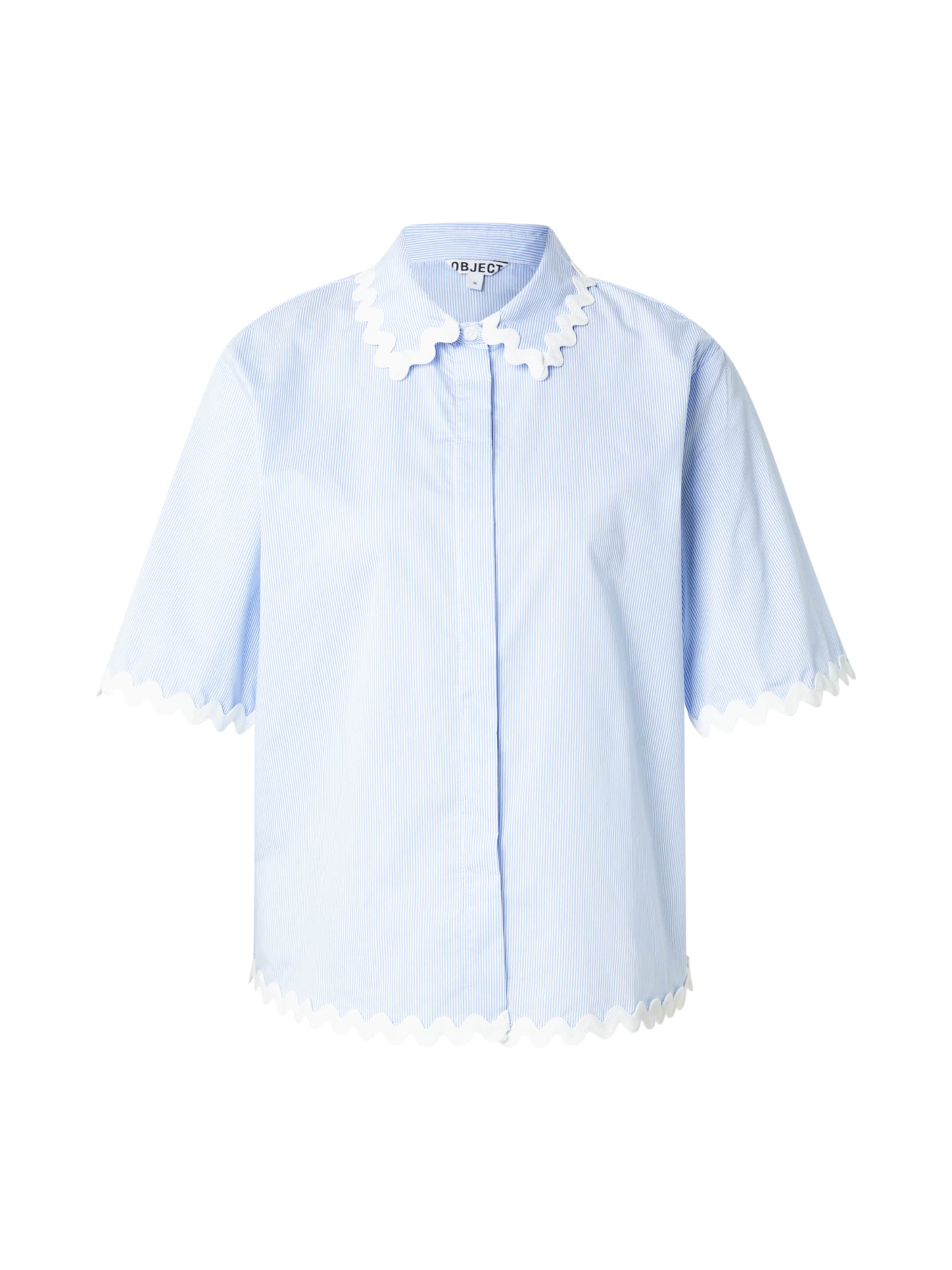 Camicia da donna 'Fie' di OBJECT in blu: frontale