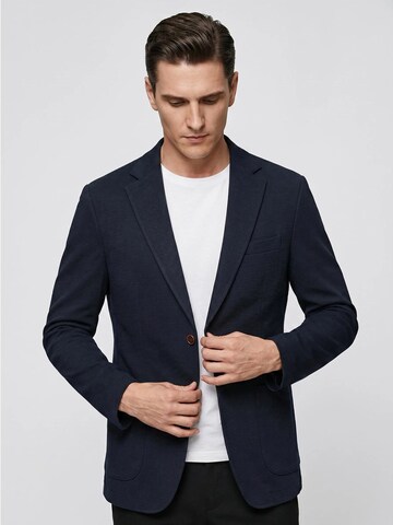 ALLTHEMEN Regular fit Suit Jacket 'Welle' in Blue