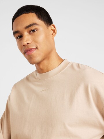 HUGO Sweatshirt 'Daposo' i beige