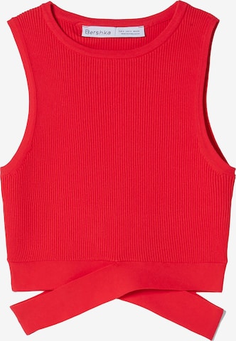 Bershka Top in Rot: predná strana