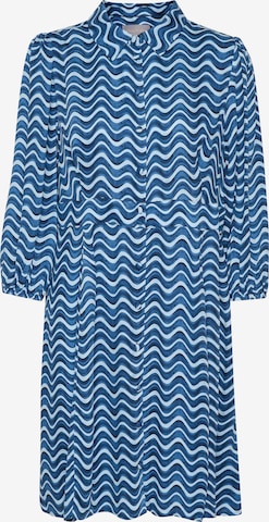 CULTURE Shirt Dress 'Walu' in Blue: front