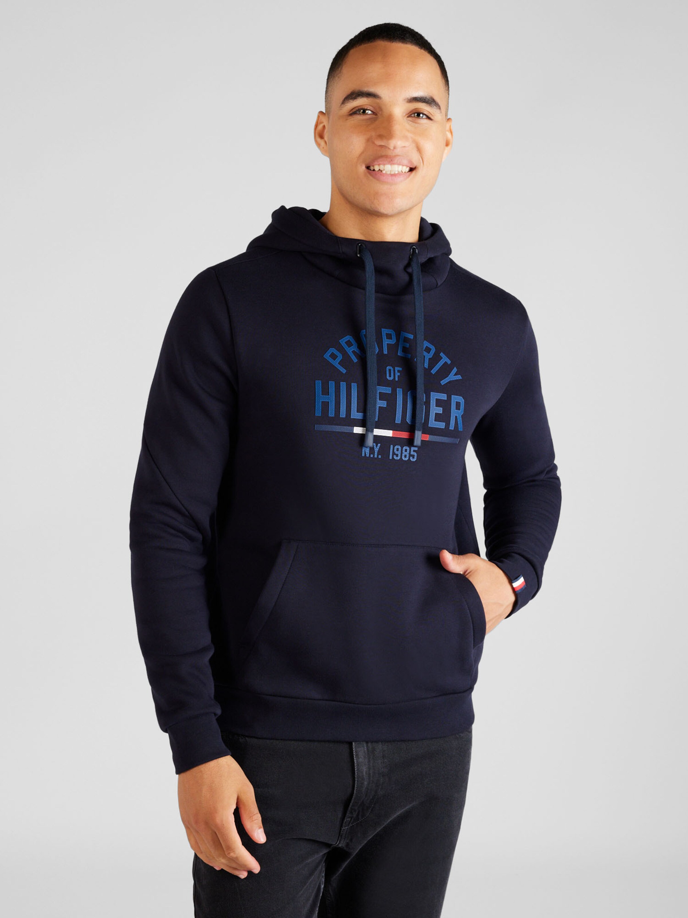 Royal blue tommy outlet hilfiger hoodie