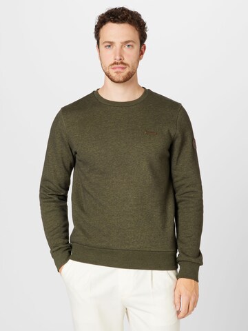 Ragwear Sweatshirt  'Indie' in Grün: Vorderseite
