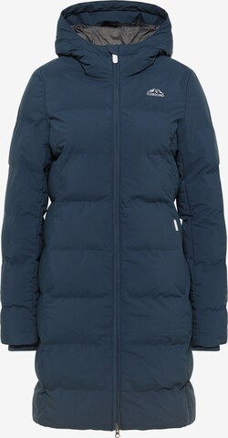 ICEBOUND Winter Coat in Blue: front