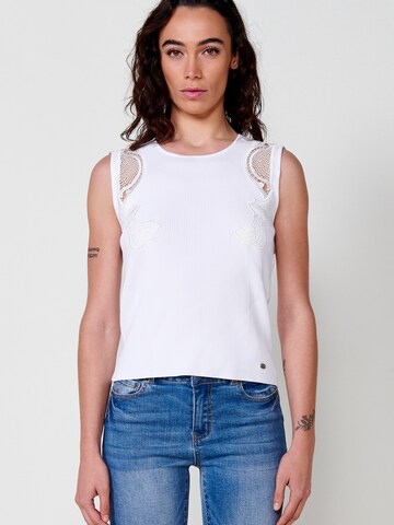 KOROSHI Top in Wit