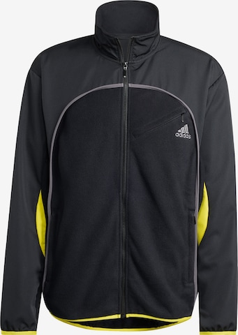 Veste en polaire fonctionnelle ADIDAS ORIGINALS en noir : devant