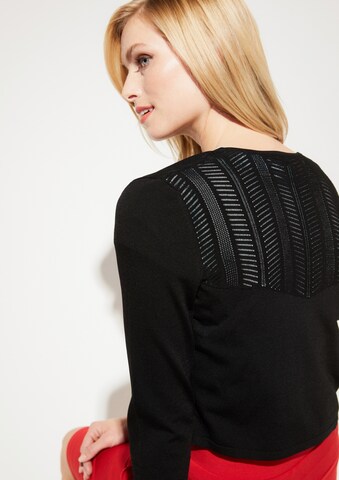 COMMA Strickjacke in Schwarz