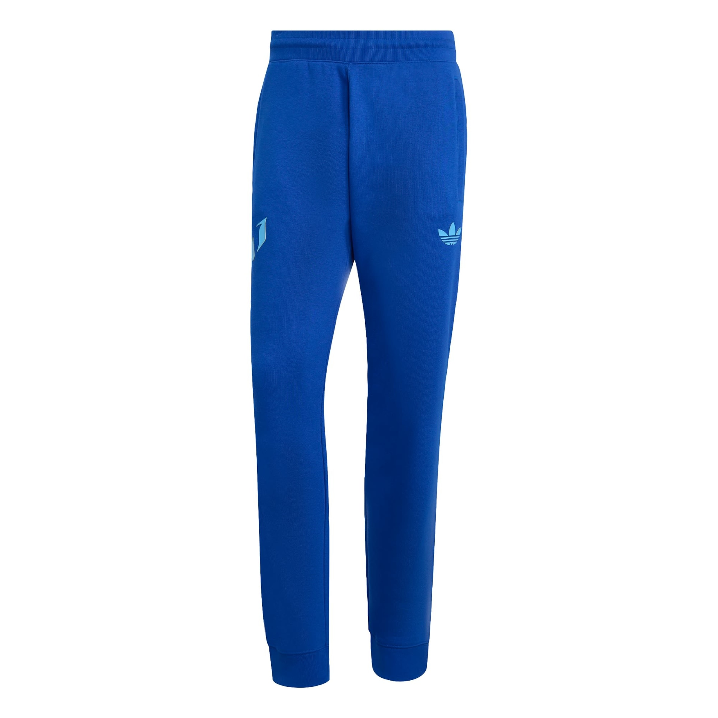 ADIDAS ORIGINALS Tapered Broek 'Messi' in Blauw: voorkant