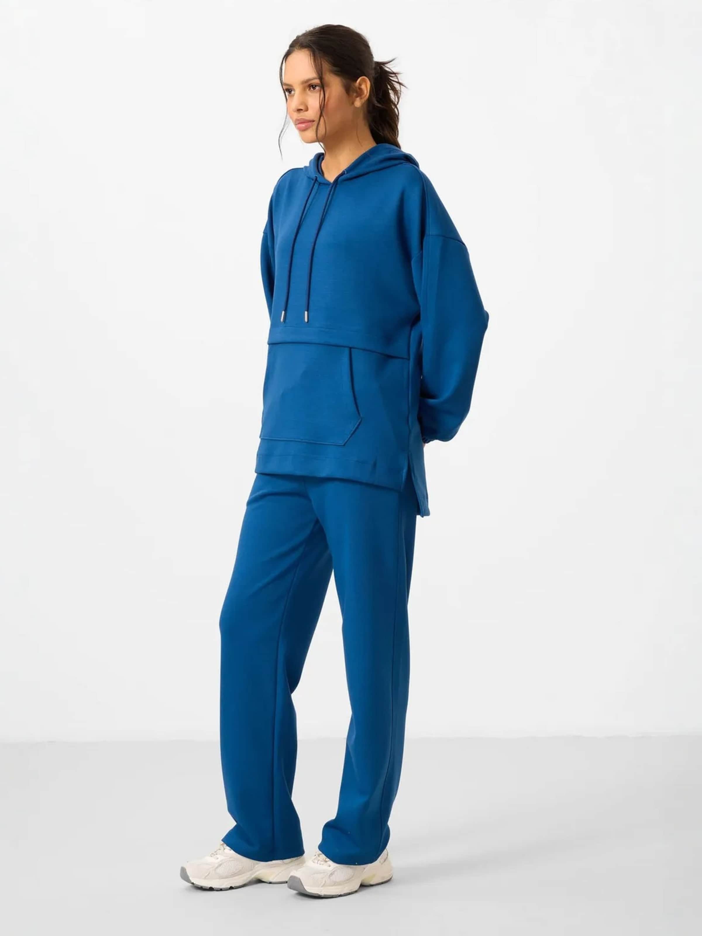 Tommy Life - Fato de jogging em azul: frente