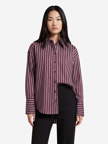 Camicia da donna 'JDYSERENA L/S SHIRT WVN 15380444' di Jaqueline de Yong in rosso: frontale