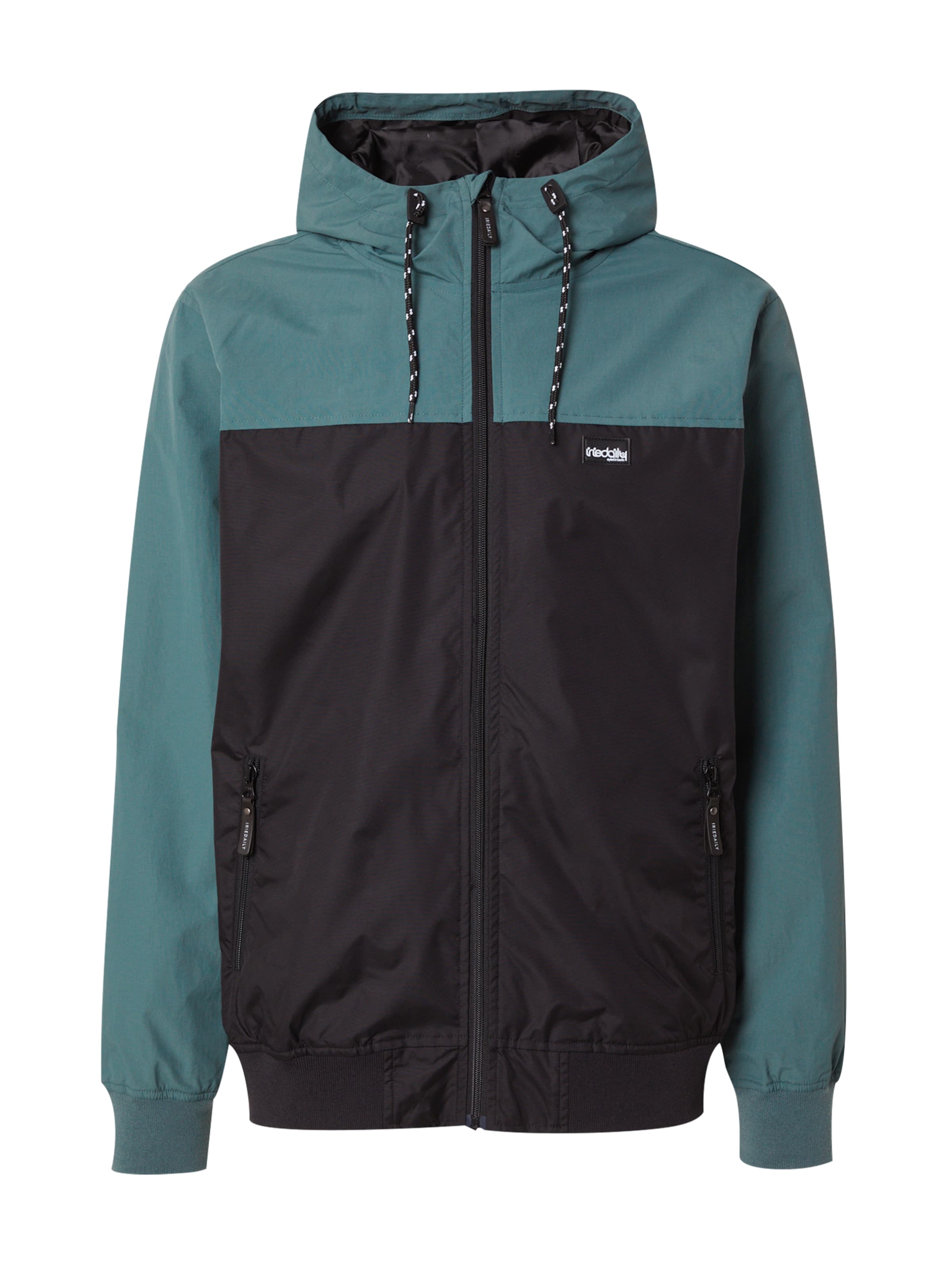 Iriedaily Between-Season Jacket 'Auf Deck' in Green: front