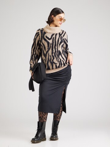 Vero Moda Curve Свитер 'VMCVALENTINA' в Бежевый