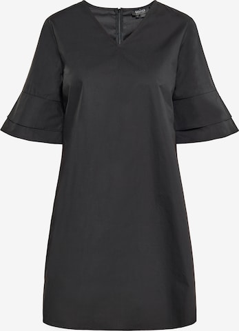 Robe usha BLACK LABEL en noir : devant