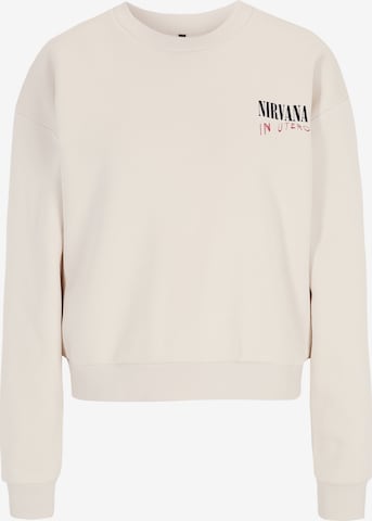 Course Sweatshirt 'NIRVANA' in Beige: Vorderseite