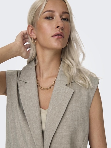 Gilet de costume 'LINDA' ONLY en gris