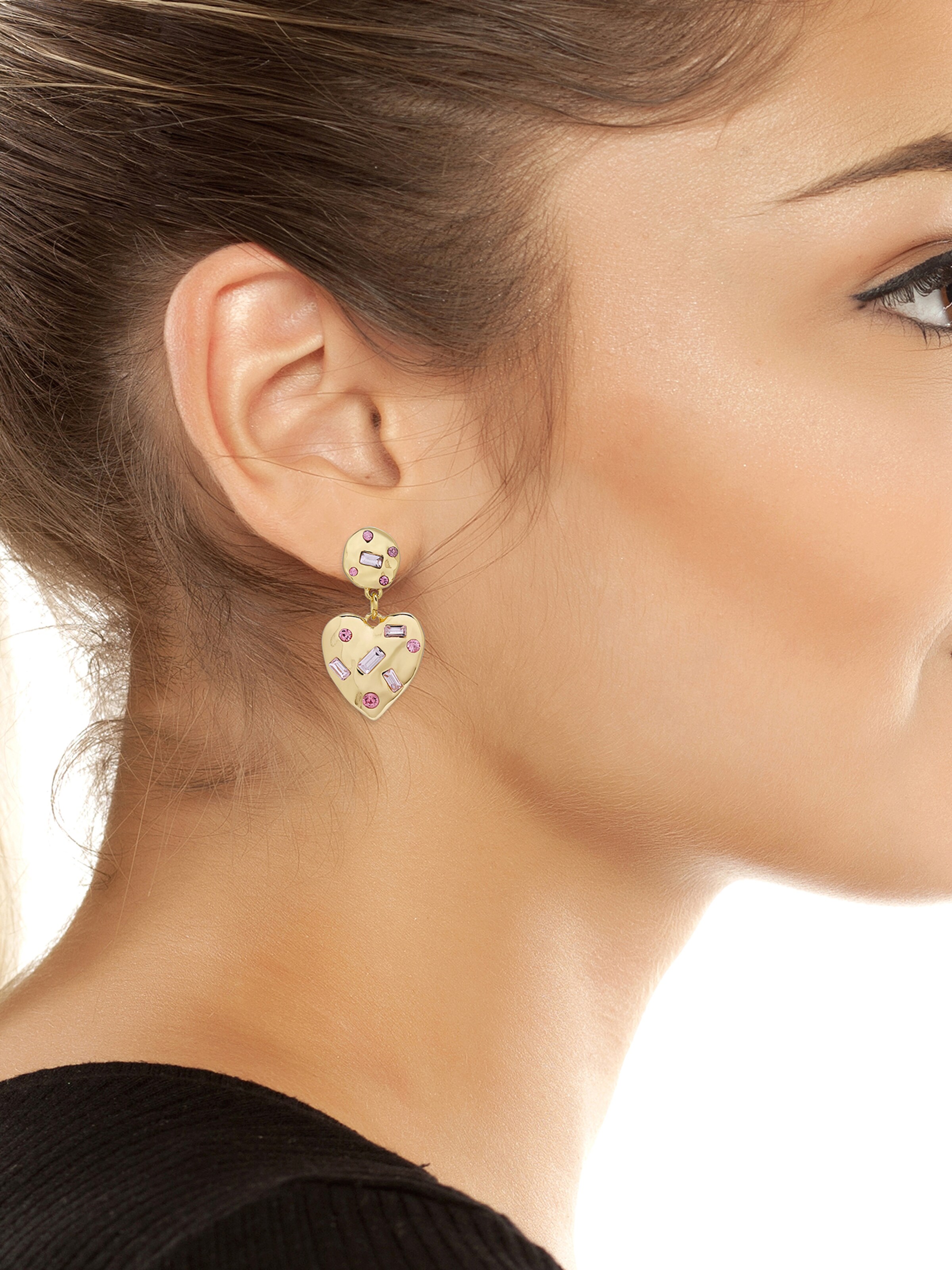 STEVE MADDEN - Conjunto de joyería en oro: frente